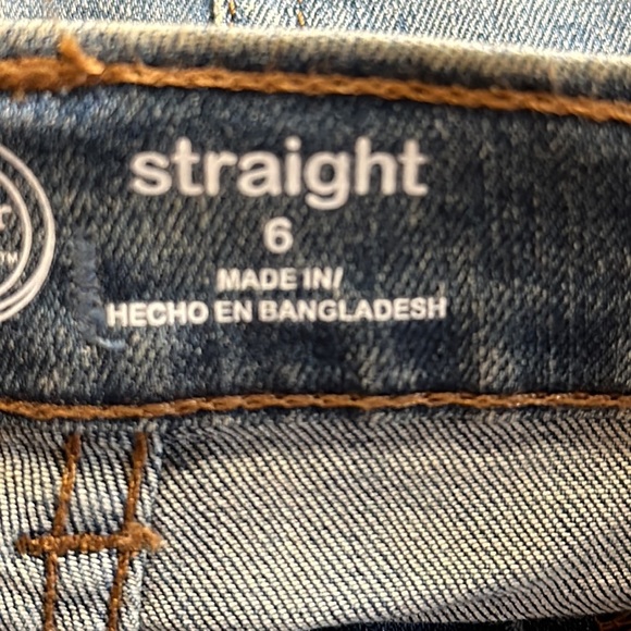 Wonder Nation Straight Leg, 5 pocket Adjustable  Stretch Jean Short - Picture 4 of 13